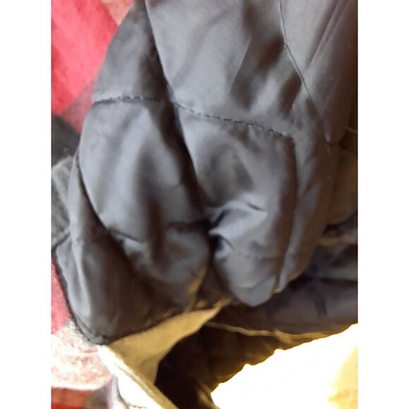 Mens Quilt Lined Red Plaid Hooded Heavyweight Chore Jacket Shacket Size 2XL - Picture 6 of 9